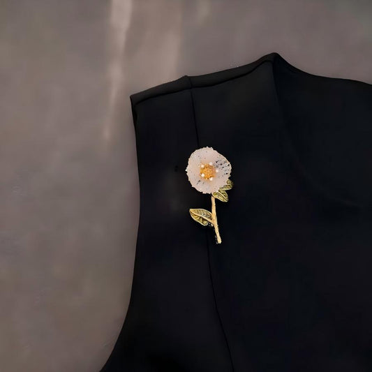 「 Camellia 」Brooch