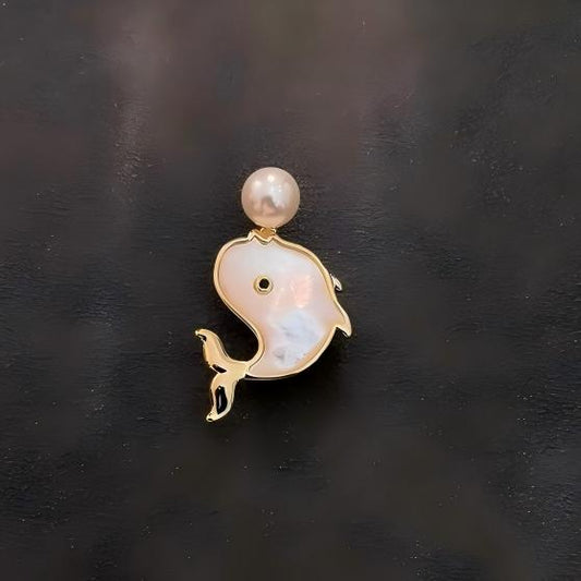 「 Whale's Bubble 」Brooch