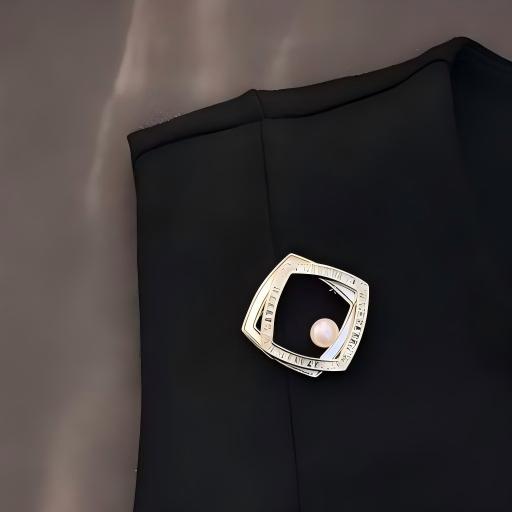 「 Stacked Squares 」Brooch