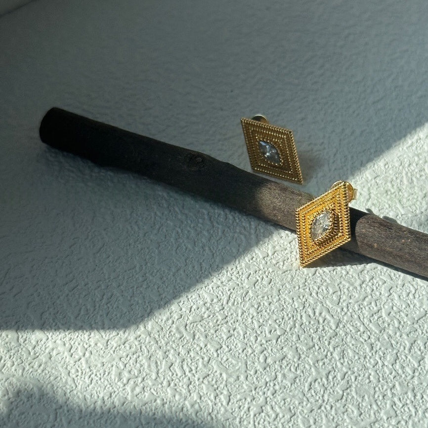Greek Eye Earrings