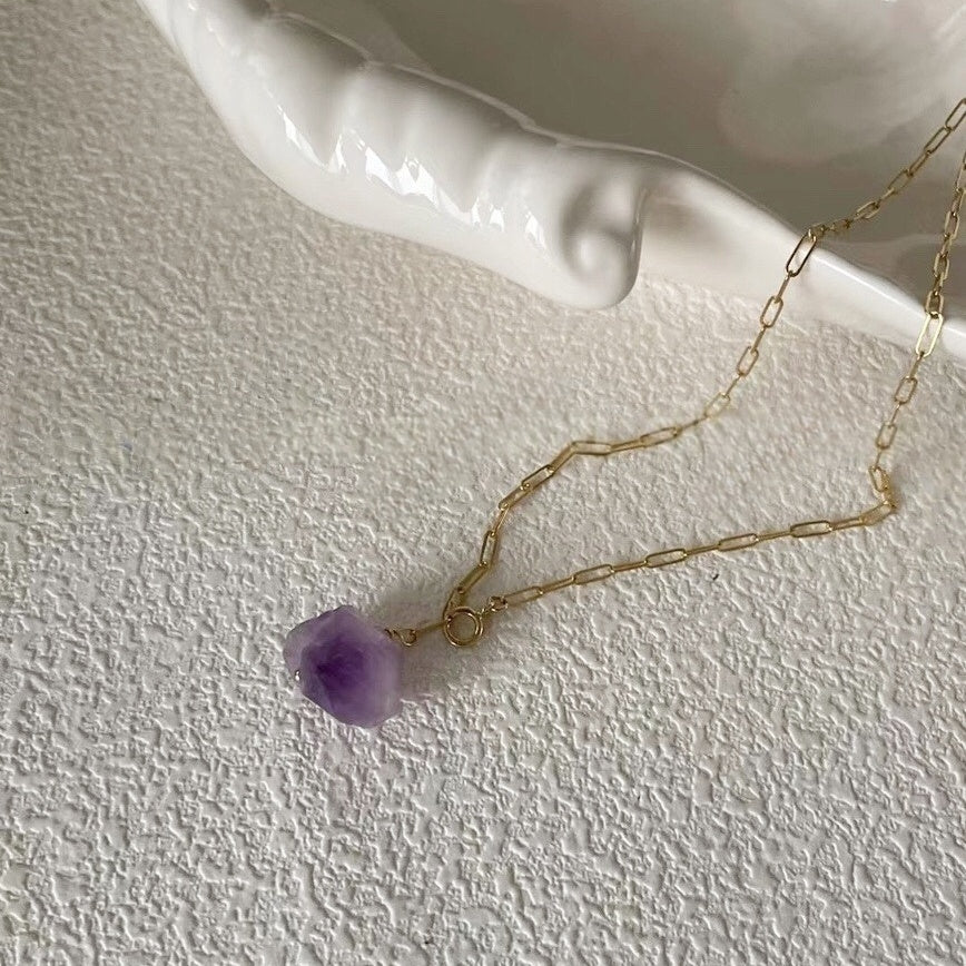 Natural Amethyst Necklace
