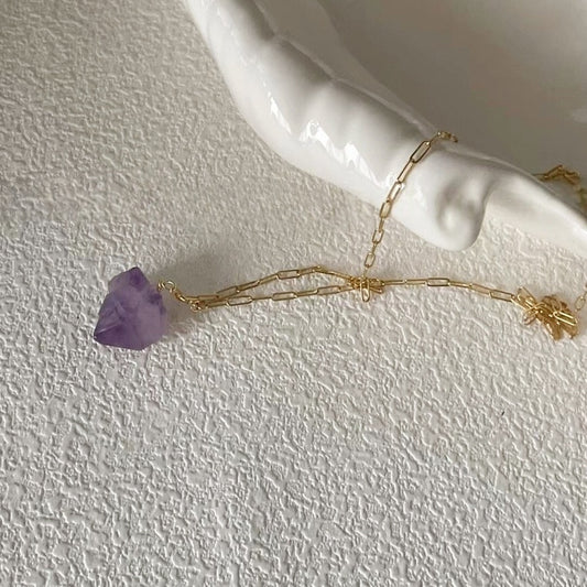 Natural Amethyst Necklace