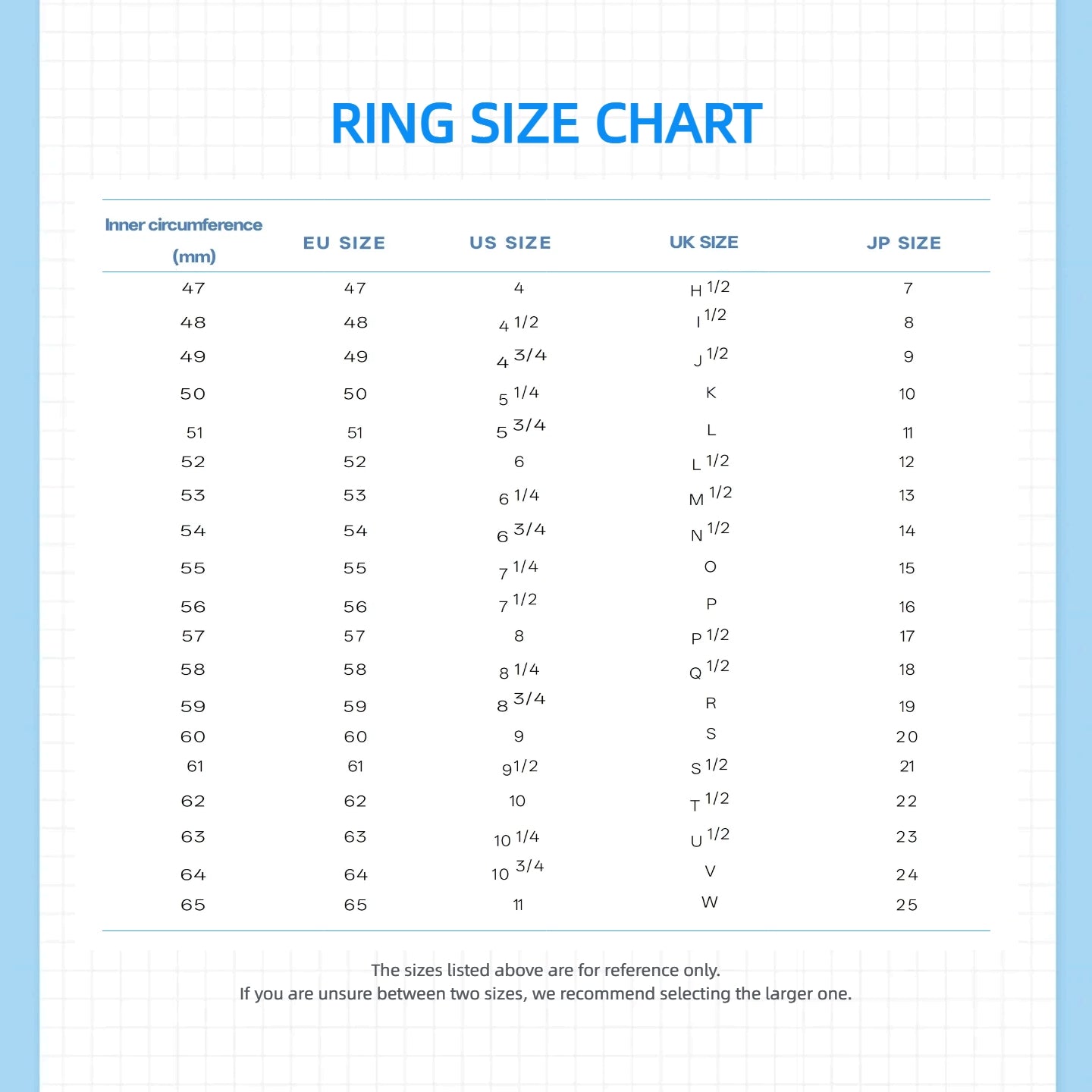SIZE GUIDE