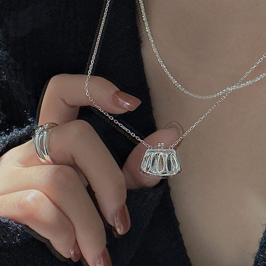 MINI HANDBAG PENDANT NECKLACE