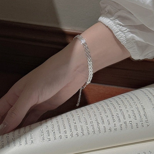 WOVEN GEOMETRIC DIAMOND BRACELET