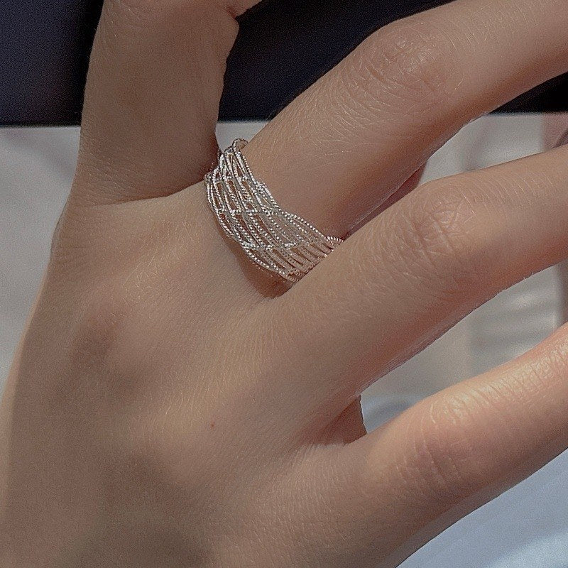 「 INTERLACE 」 OPEN RING