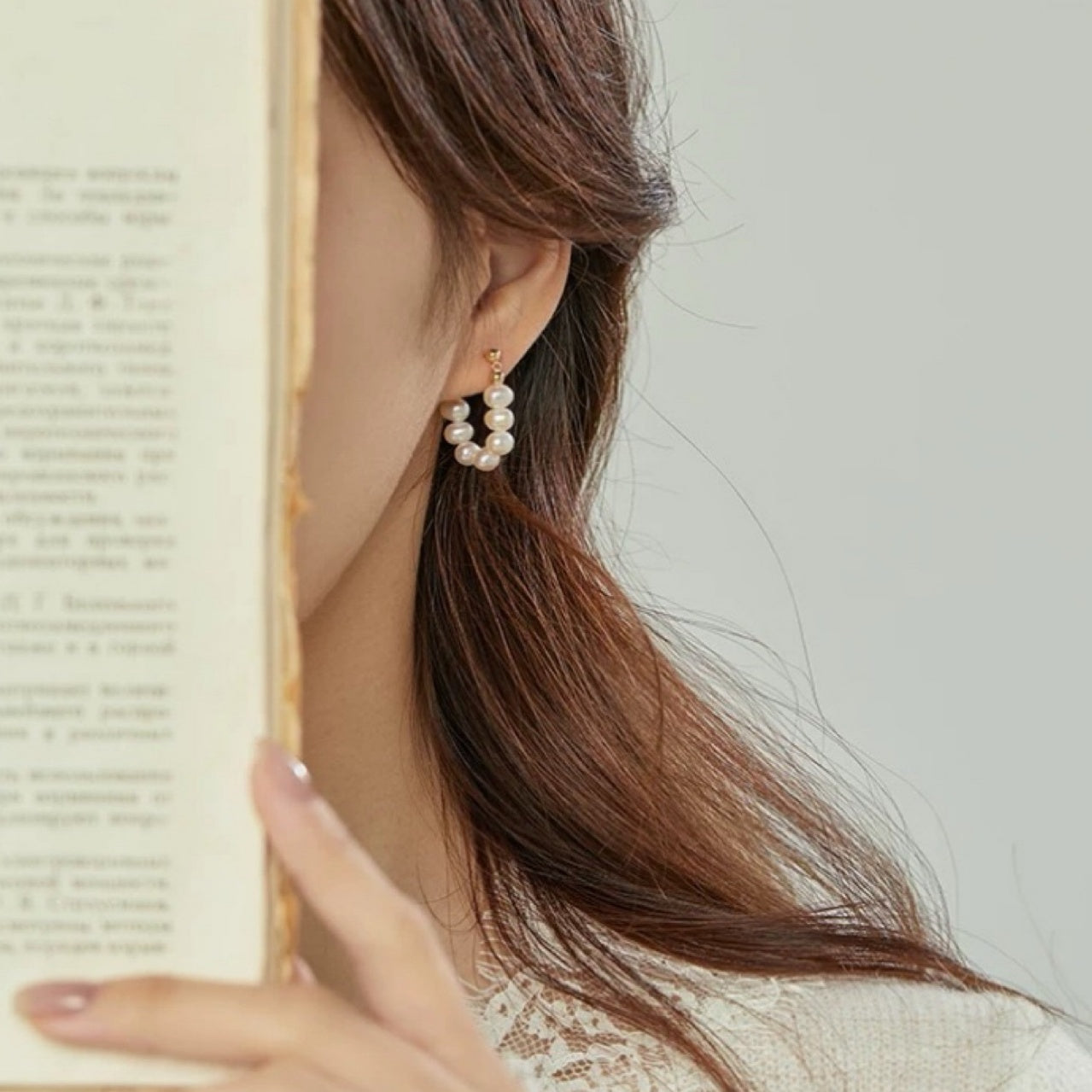 Freshwater Pearl Beaded Earrings