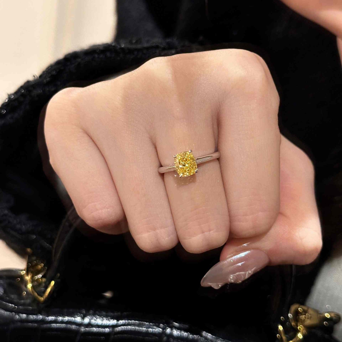 「 HONEY GLOW 」 YELLOW ZIRCON RING