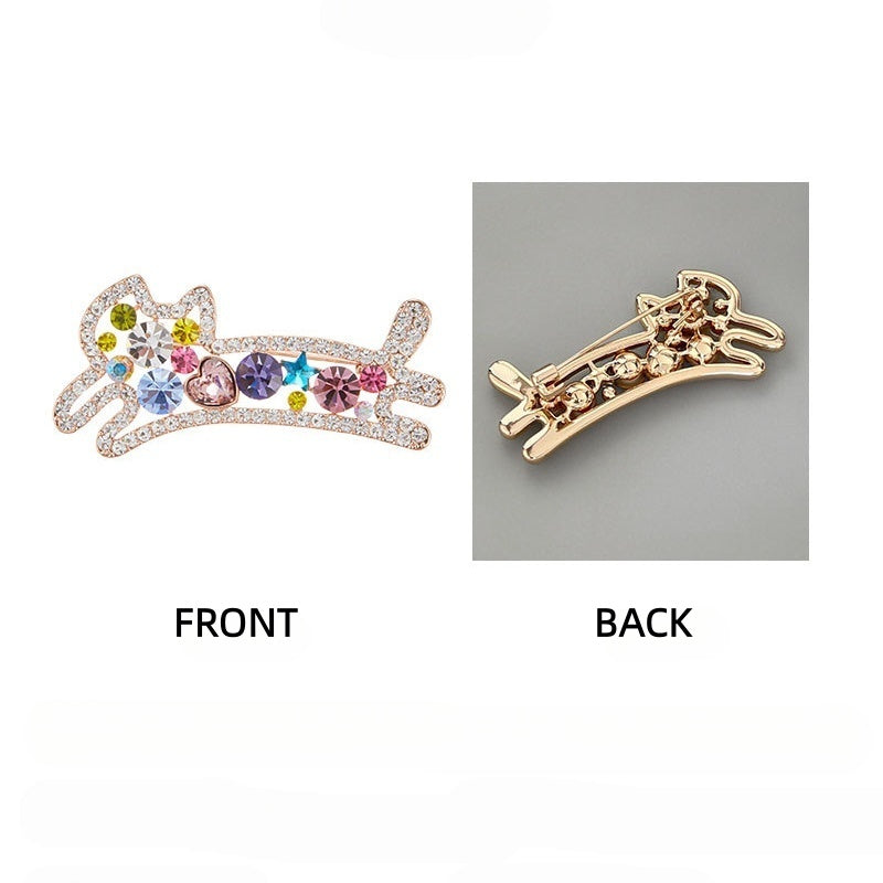 ROSE GOLD CAT BROOCH