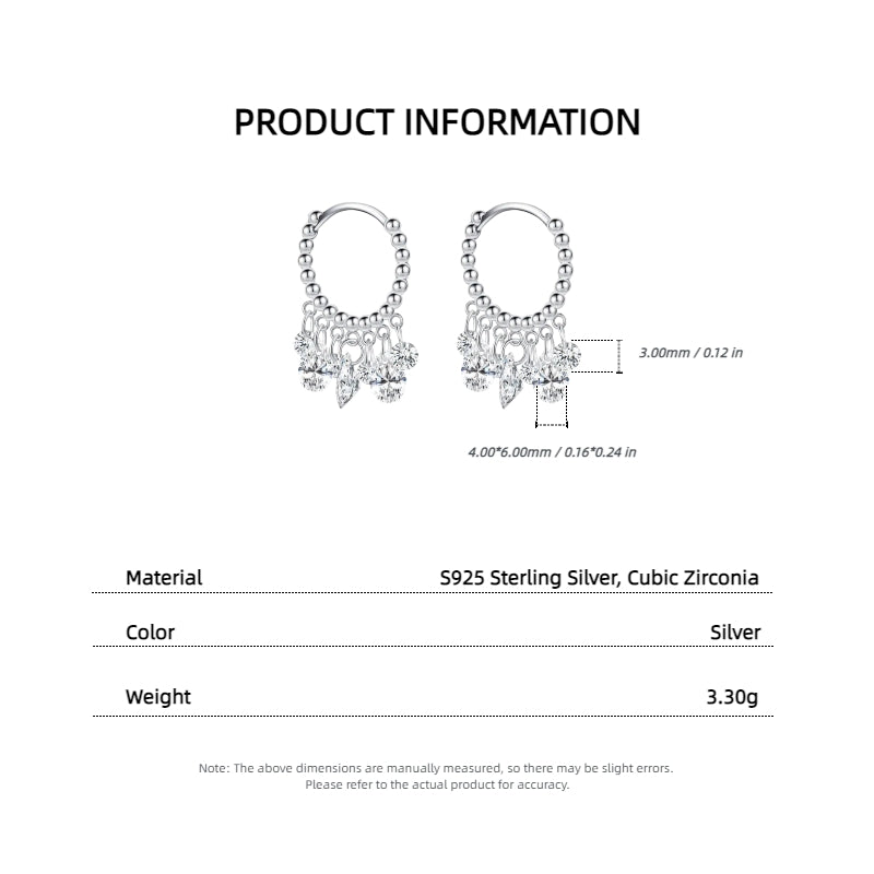 TEARDROP TASSEL EAR CUFF
