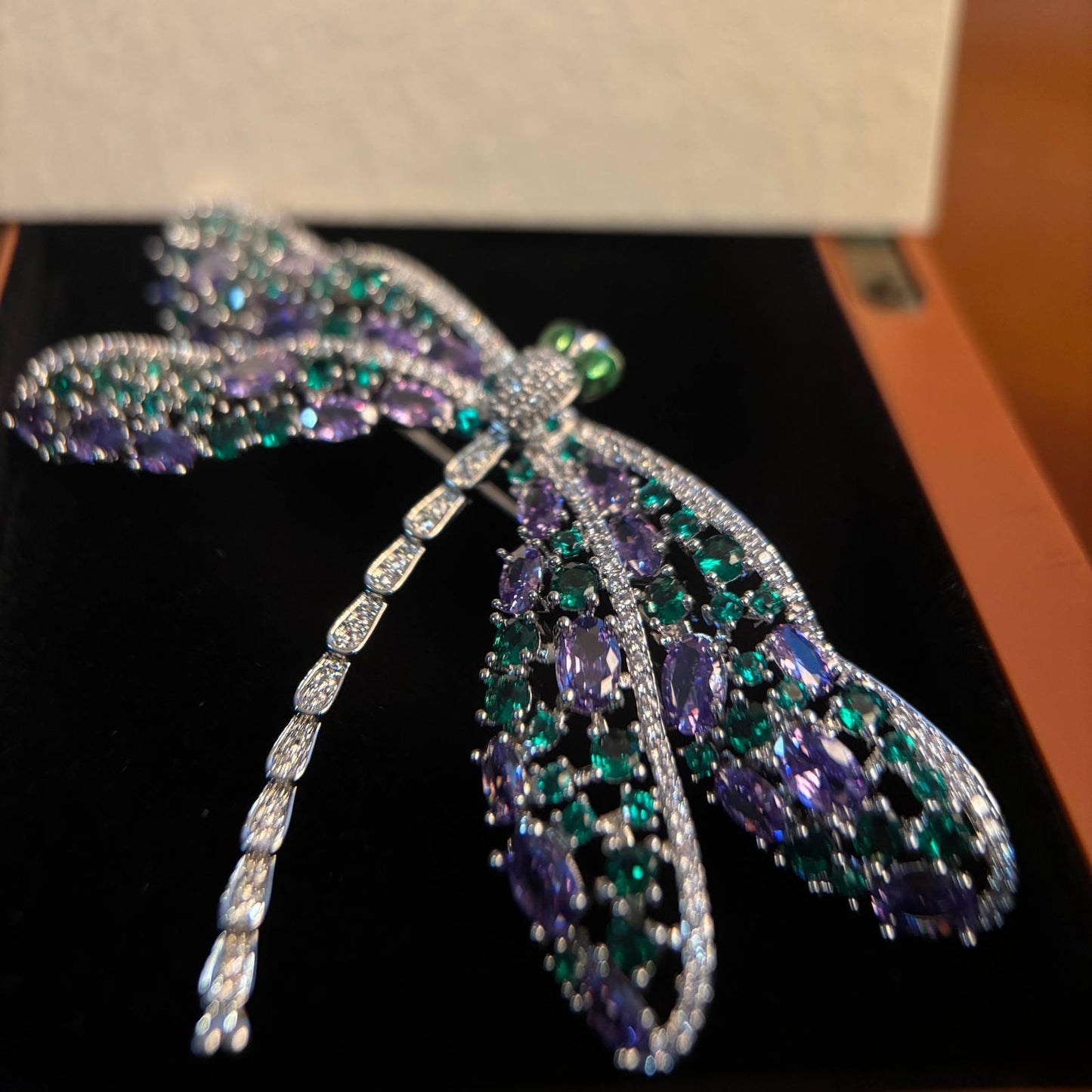 「 Purple Dragonfly 」Brooch