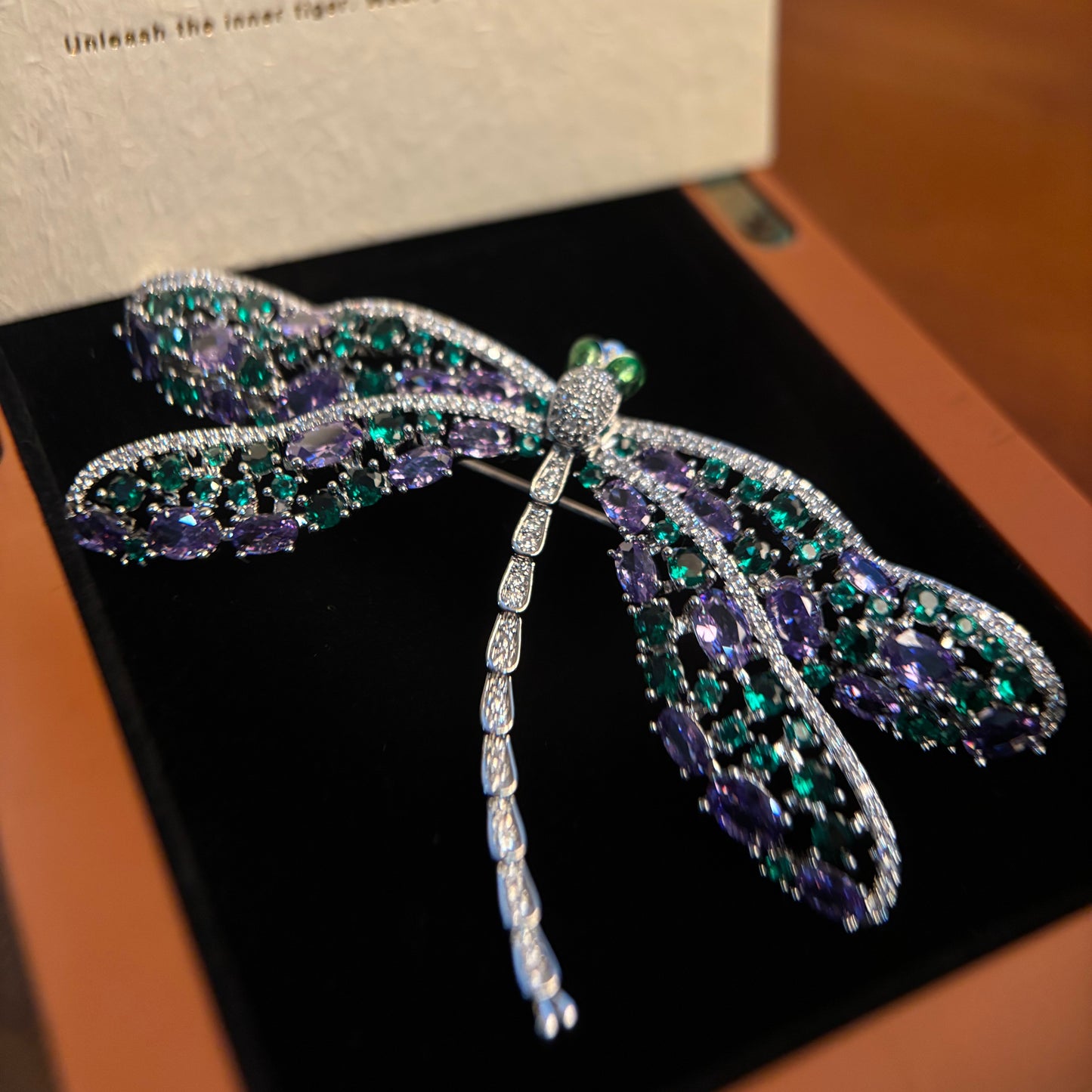 「 Purple Dragonfly 」Brooch