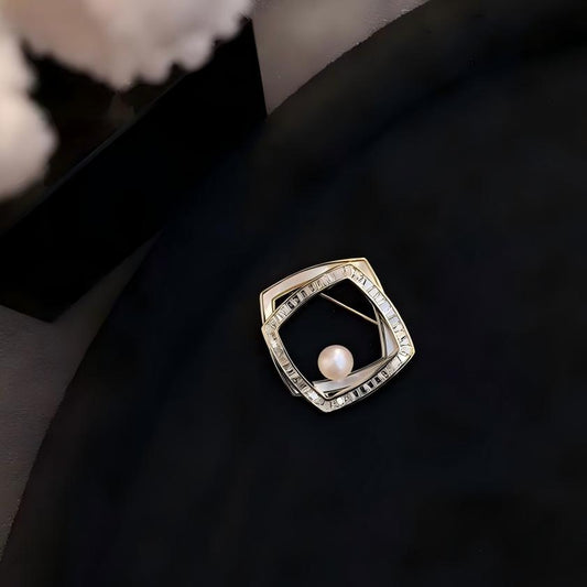 「 Stacked Squares 」Brooch