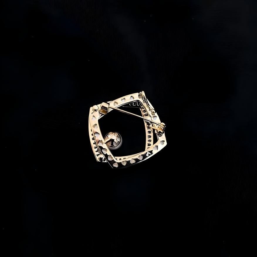 「 Stacked Squares 」Brooch