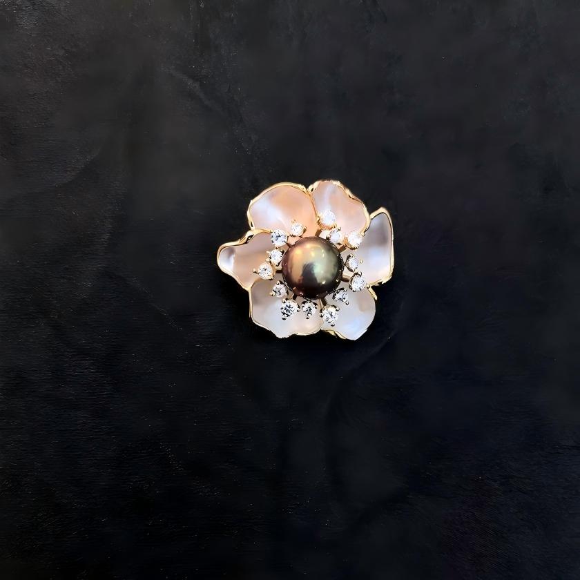 「 Sweet Camellia 」Brooch