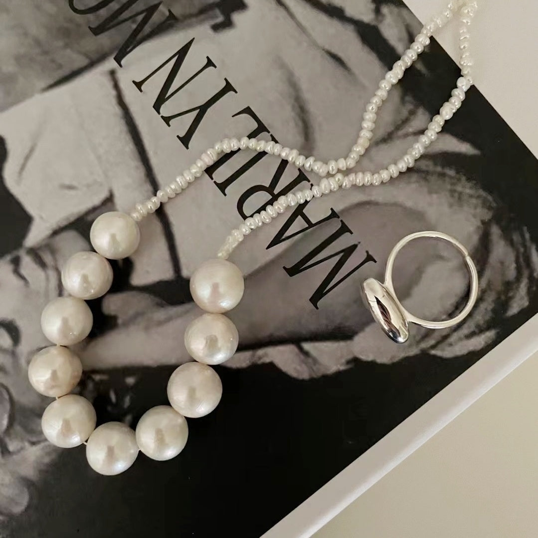 「 Smiley 」Natural Pearl Necklace