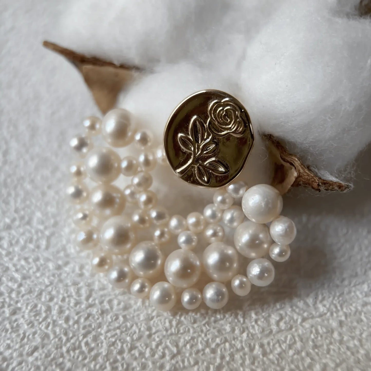 「 Hem of the Rose 」Earrings