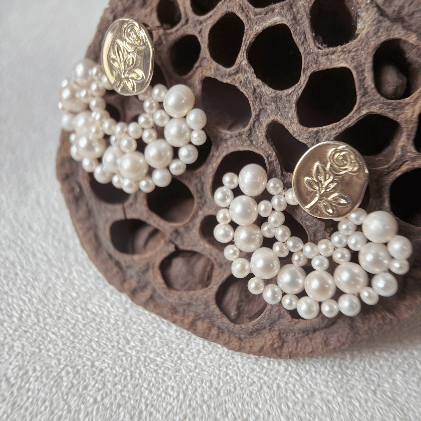 「 Hem of the Rose 」Earrings