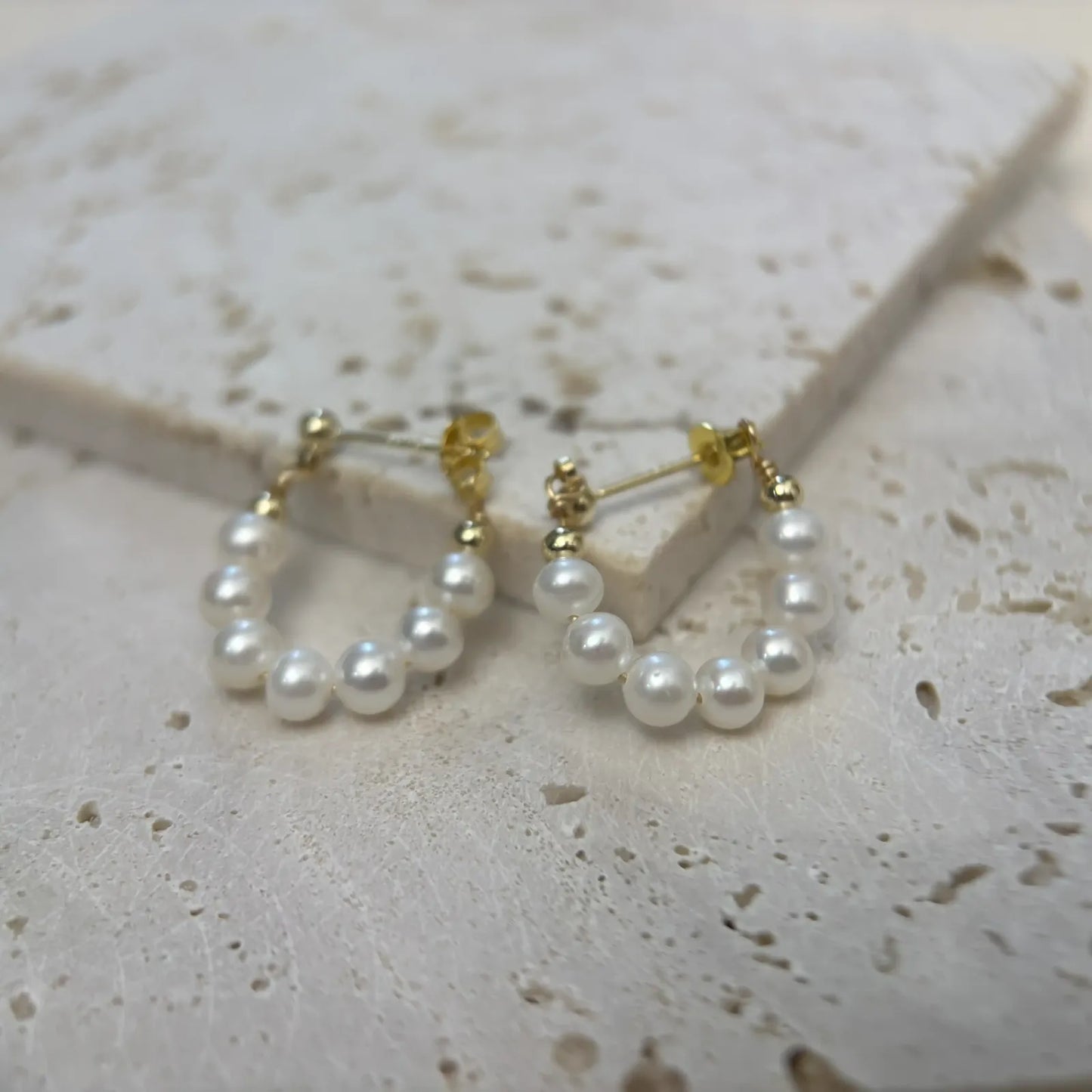 Freshwater Pearl Beaded Earrings
