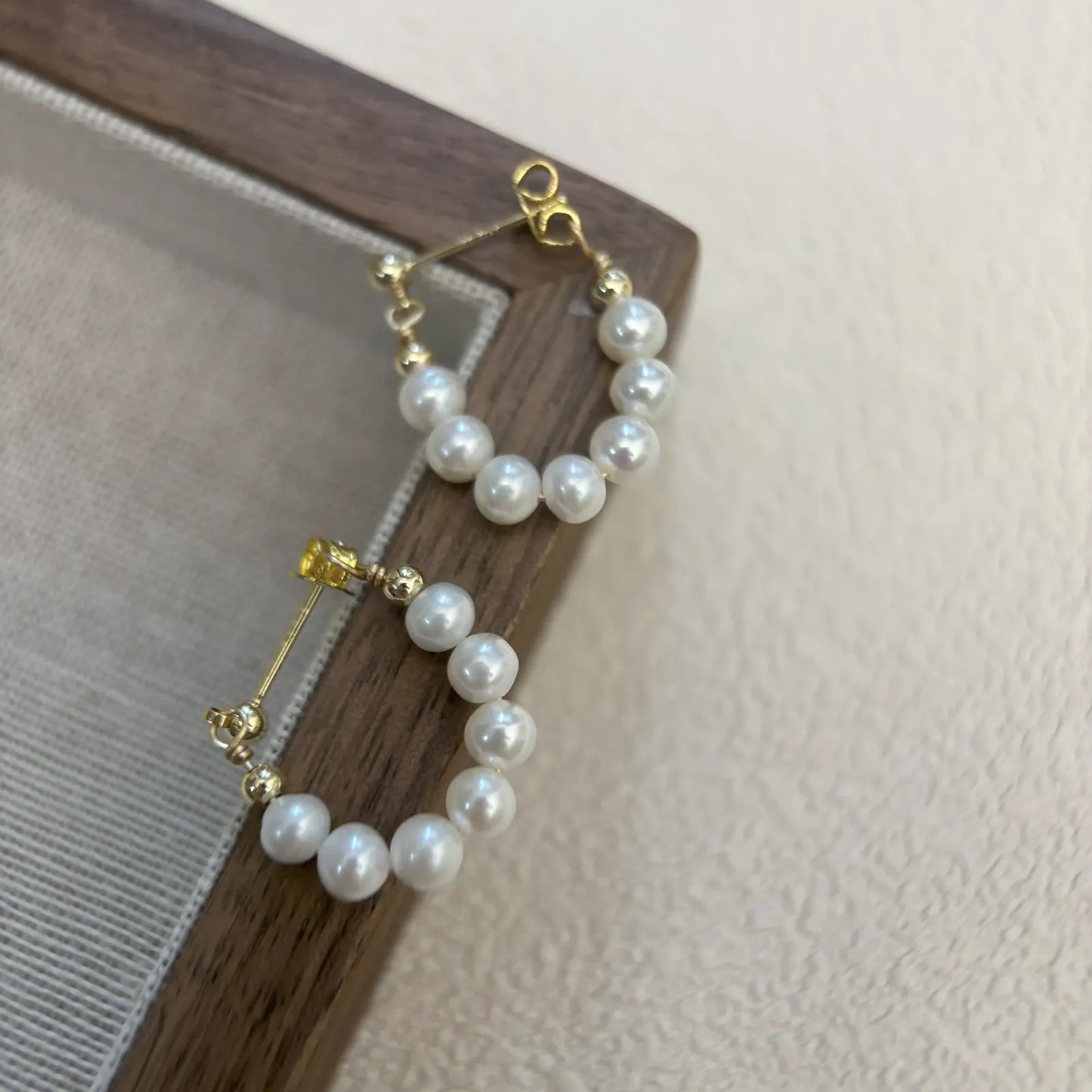 Freshwater Pearl Beaded Earrings