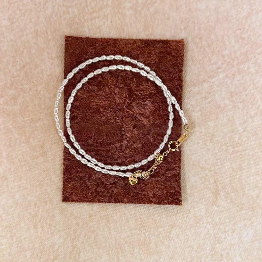 GRADUATED PEARL DOUBLE LAYER BRACELET