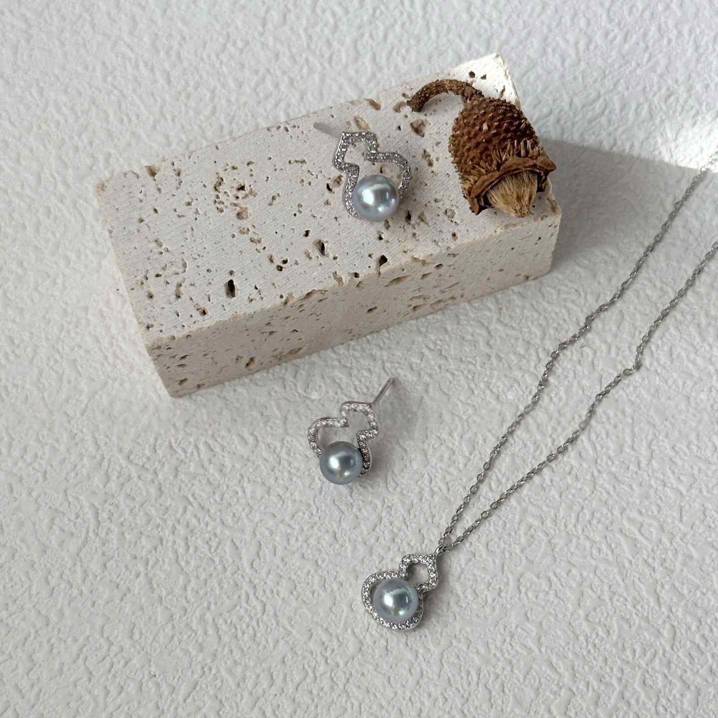 GOURD PEARL JEWELRY SET