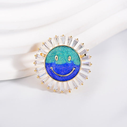 「 Smiling Face 」Brooch