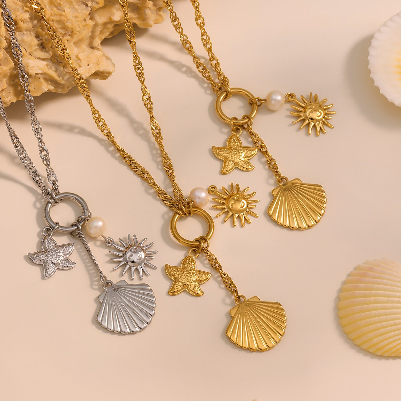 STARFISH SHELL NECKLACE