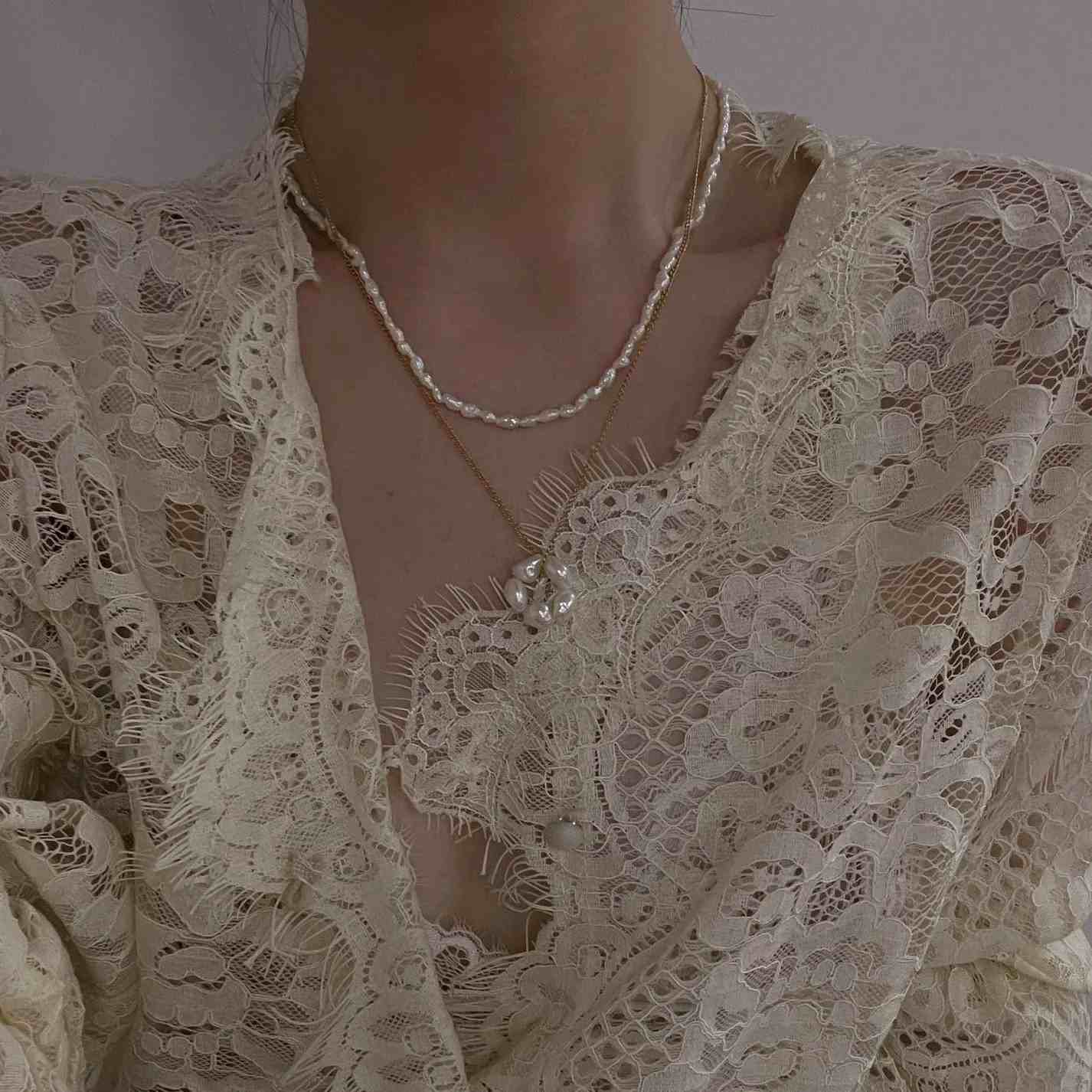 「 PEARL BLOOM 」NECKLACE