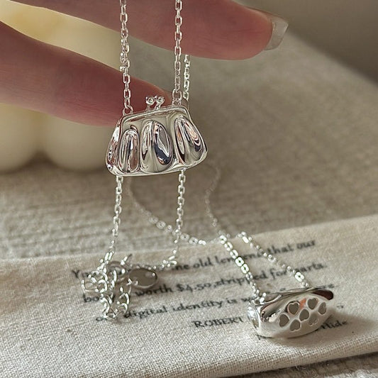 MINI HANDBAG PENDANT NECKLACE