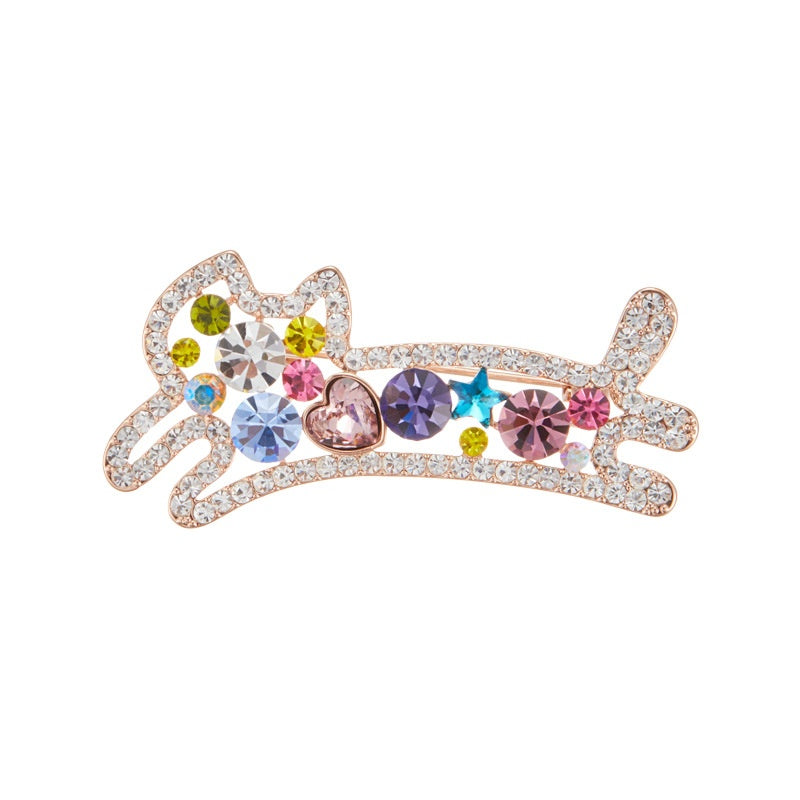 ROSE GOLD CAT BROOCH