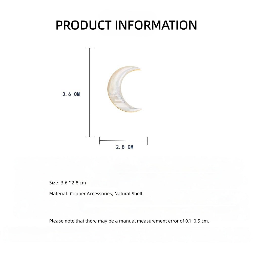 「 Crescent Moon 」Brooch