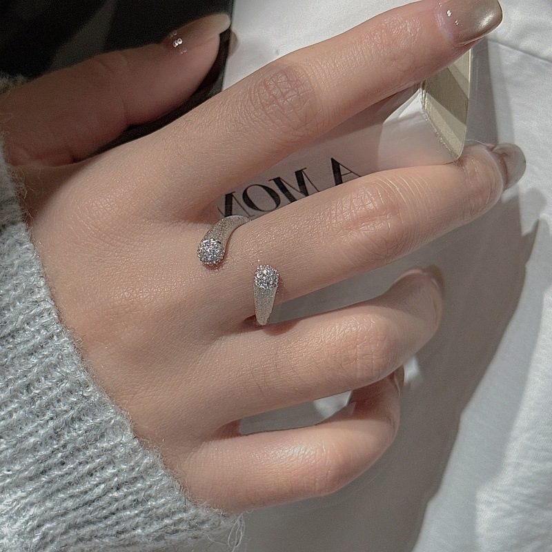 VINTAGE BRUSHED OPEN RING