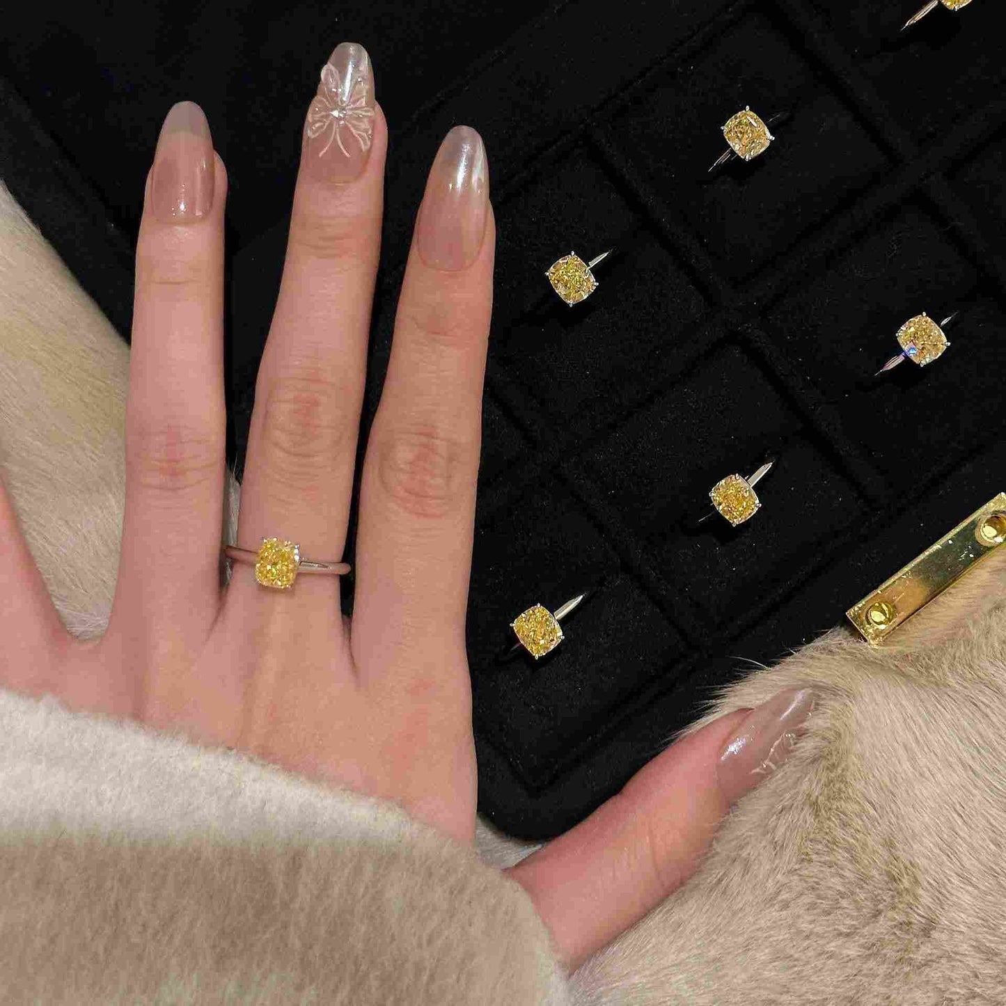 「 HONEY GLOW 」 YELLOW ZIRCON RING