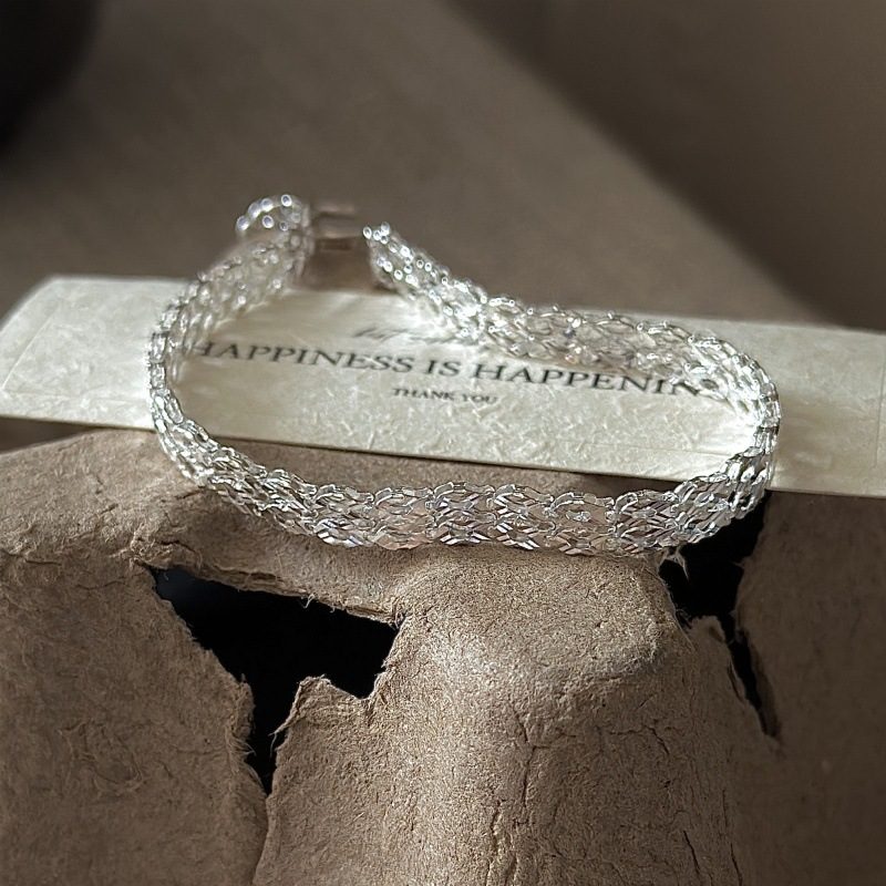 WOVEN GEOMETRIC DIAMOND BRACELET