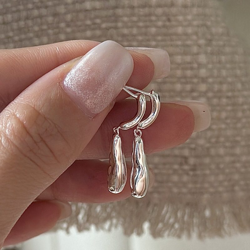 STERLING SILVER TEARDROP EARRINGS