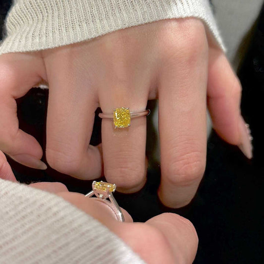 「 HONEY GLOW 」 YELLOW ZIRCON RING