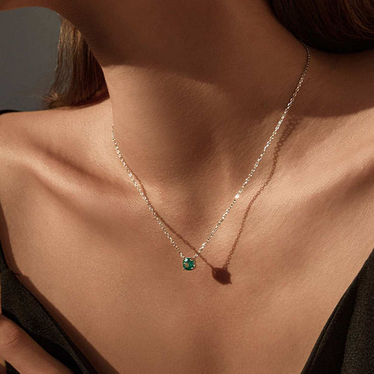 GREEN FAIRY ZIRCONIA NECKLACE