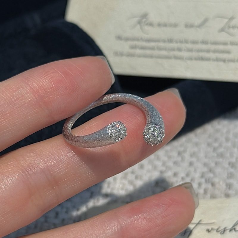 VINTAGE BRUSHED OPEN RING