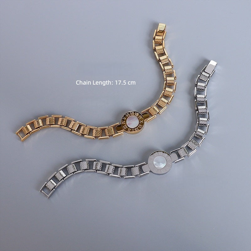 ROMAN NUMERAL WATCH FACE BRACELET