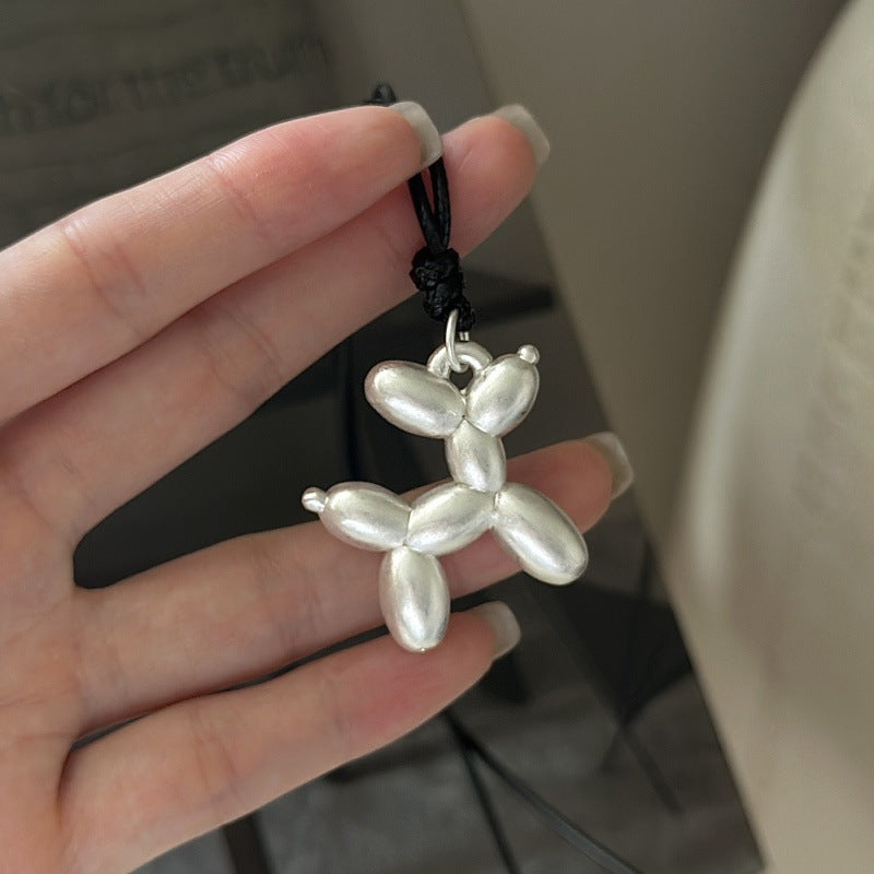 BALLOON DOG PENDANT NECKLACE