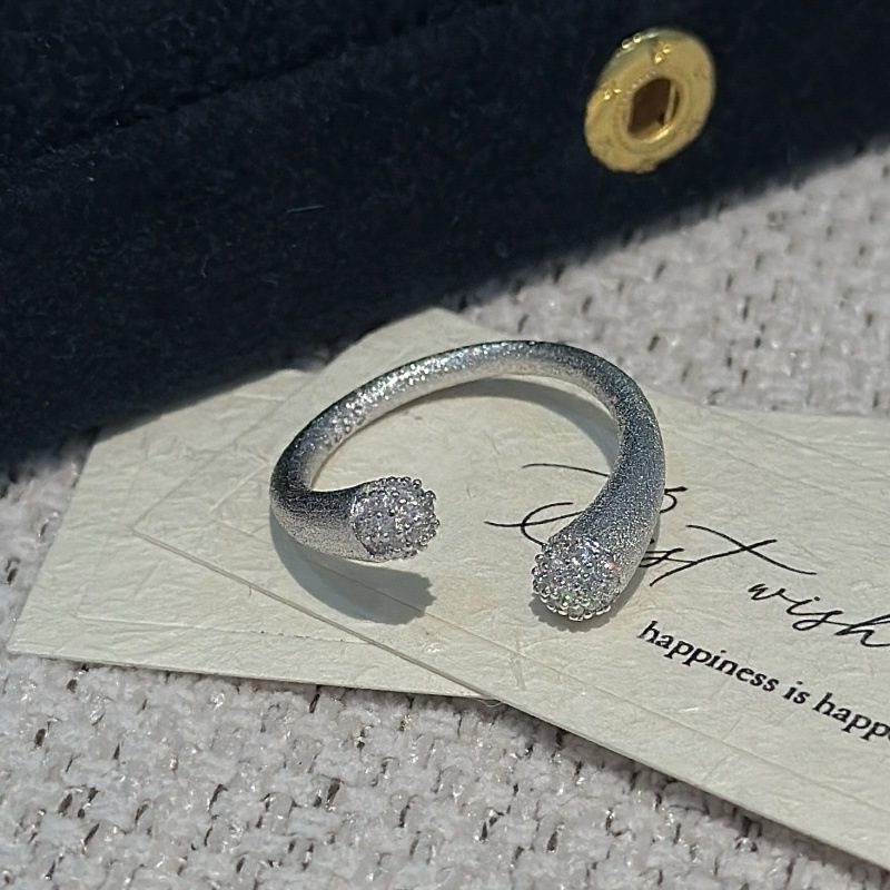 VINTAGE BRUSHED OPEN RING