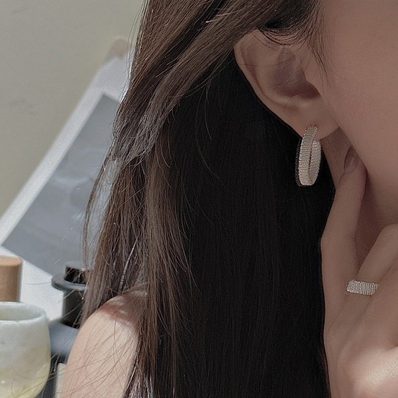 HAND-WRAPPED WIRE WOVEN EARRINGS