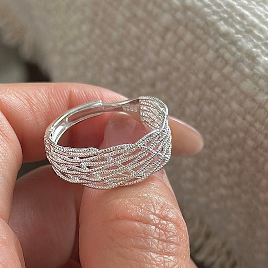 「 INTERLACE 」 OPEN RING