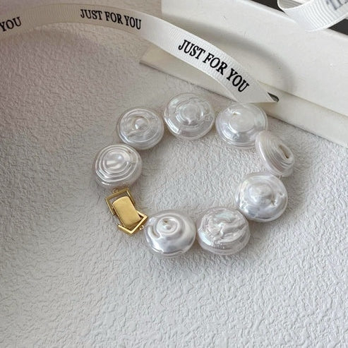 HALO BAROQUE PEARL BRACELET