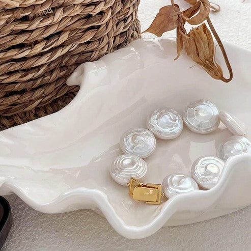 HALO BAROQUE PEARL BRACELET