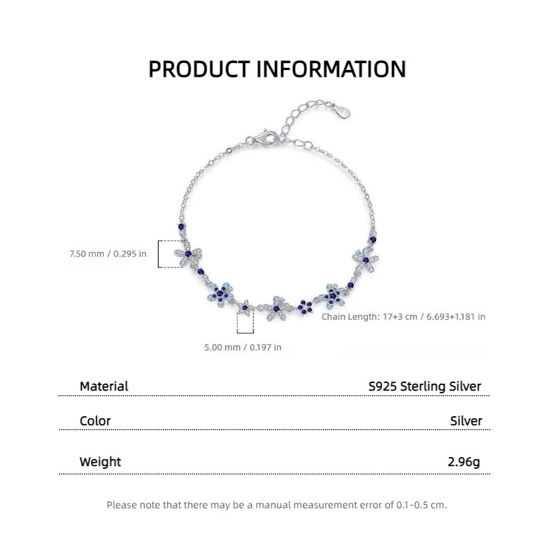「 AZURE BLOOM 」 BRACELET